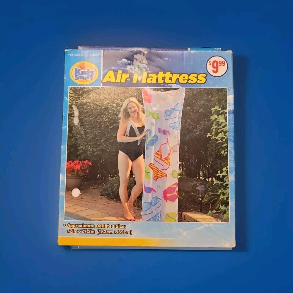 Kids Stuff Pool Float Air Mattress Pool Toy - NEW - Vintage